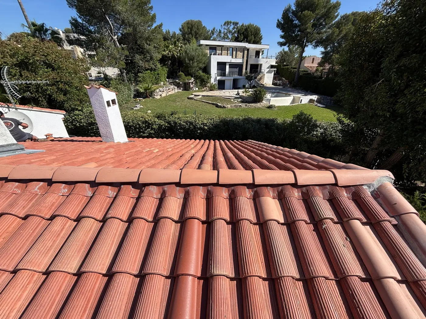 Faîtage sur closoir ventilé après rénovation à Saint-Raphaël